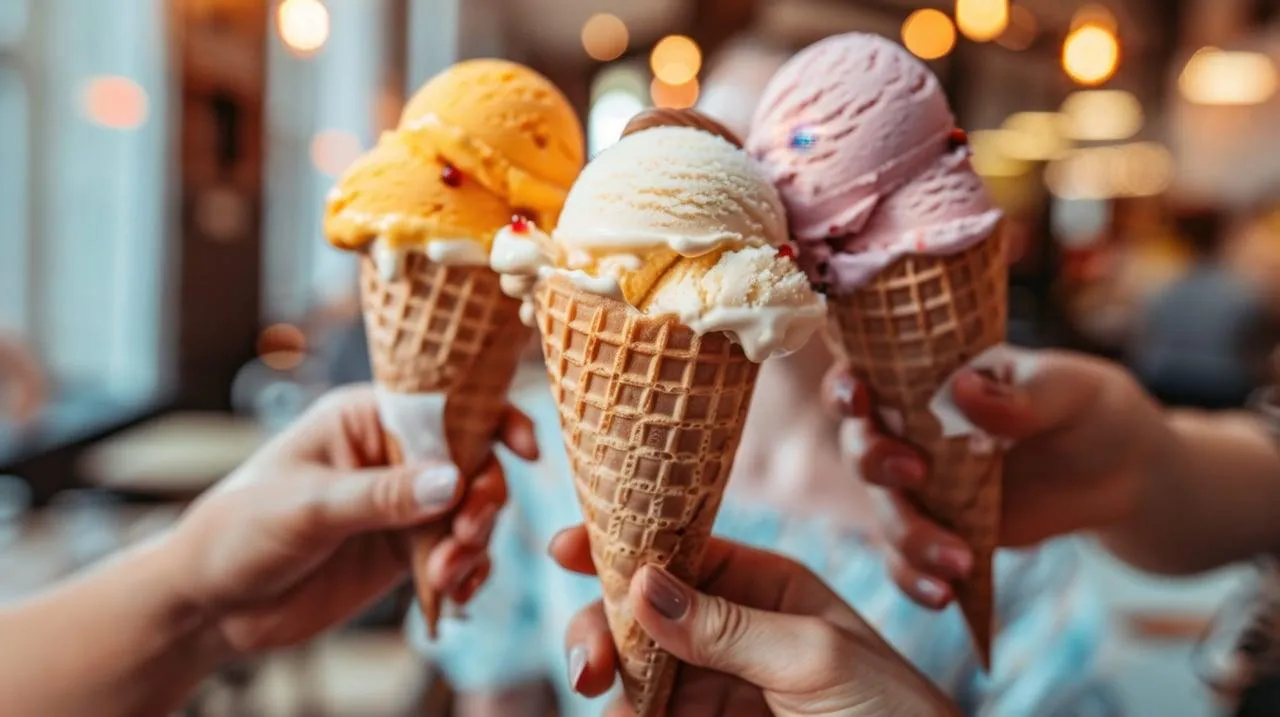Delicious ice cream at Minus Eighteen