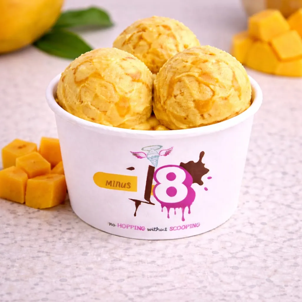 Ice cream served for sharing