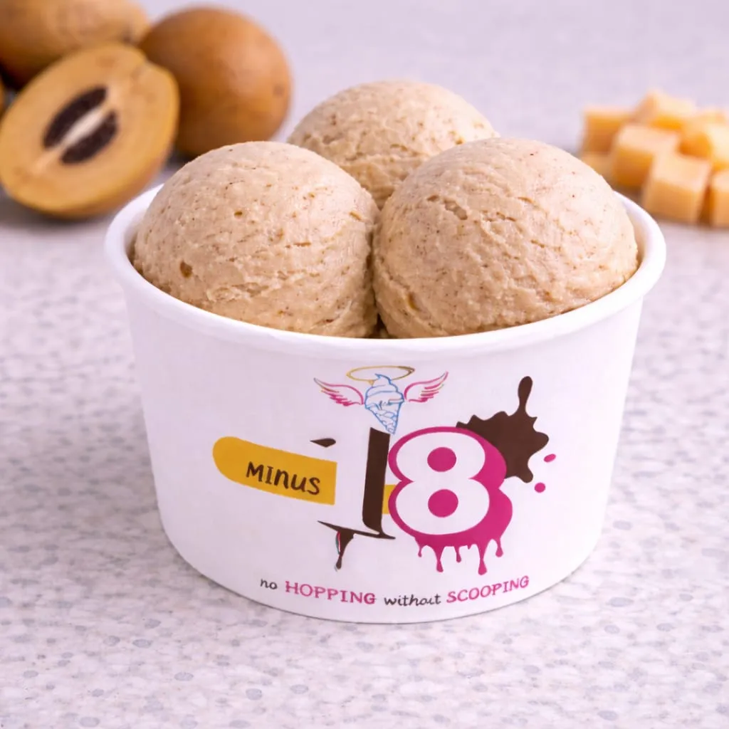 Fresh and fruity ice cream